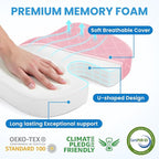 TushGuard Office/Car Seat Cushion, Non-Slip Sciatica & Back Coccyx Tailbone - Image 3