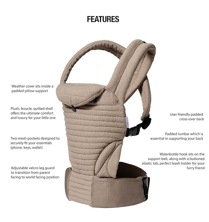 Bumpsuit Baby Carrier for Men Women Newborn to Toddler, Ergonomic Face-in & - Image 7