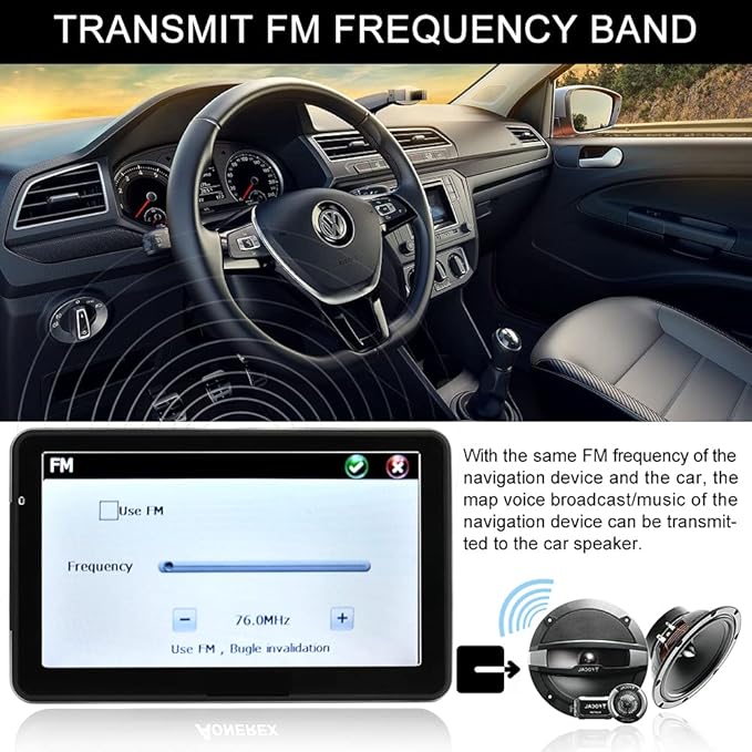 Car GPS Navigation, Latest 2025 Map 7 inch Touch Screen Car GPS, Voice Turn - Image 6