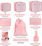 BAGAIL 8 Set Packing Cubes Luggage Packing Organizers - Image 2