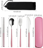 VANRA 4-Piece Portable Travel Utensils Set - Image 2