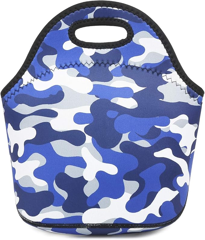 FlowFly Neoprene kids Lunch box Insulated Soft Bag Mini Cooler Thermal Meal by FlowFly