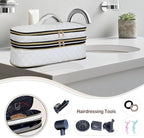 Hair Dryer Travel Carrying Case, Curling Iron Storage Bag, Slim Expandable Handheld Dual-Layer Travel Storage Bag for Dryer/Hair Tool Organizer/Style Organizer