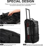 Gonex Rolling Duffle Bag with Wheels, 70L Water Repellent Wheeled Travel Duffel - Image 5