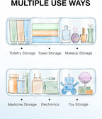 BAGSMART Clear Toiletry Bag, 2 Packs TSA Approved Water Resistant Quart Size - Image 5