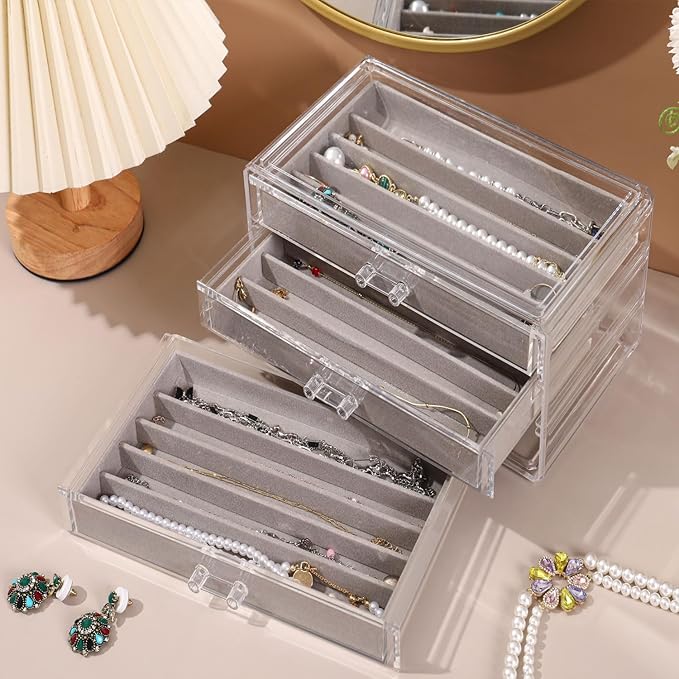 Necklace Organizer Box, Tray - Image 4
