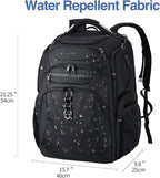 KROSER TSA Friendly Travel Laptop Backpack 18.4 inch XXXL Gaming Backpack - Image 2