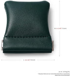 2 Pack PU Leather Slim Engagement Wedding Ring Pouch Leather Jewelry Pouch - Image 6