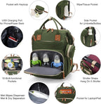 Diaper Bag with Changing Station, Waterproof 3 in 1 Baby Diaper Backpack with - Image 3