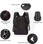 LOVEVOOK Travel Laptop Backpack Waterproof Anti Theft Backpack - Image 4