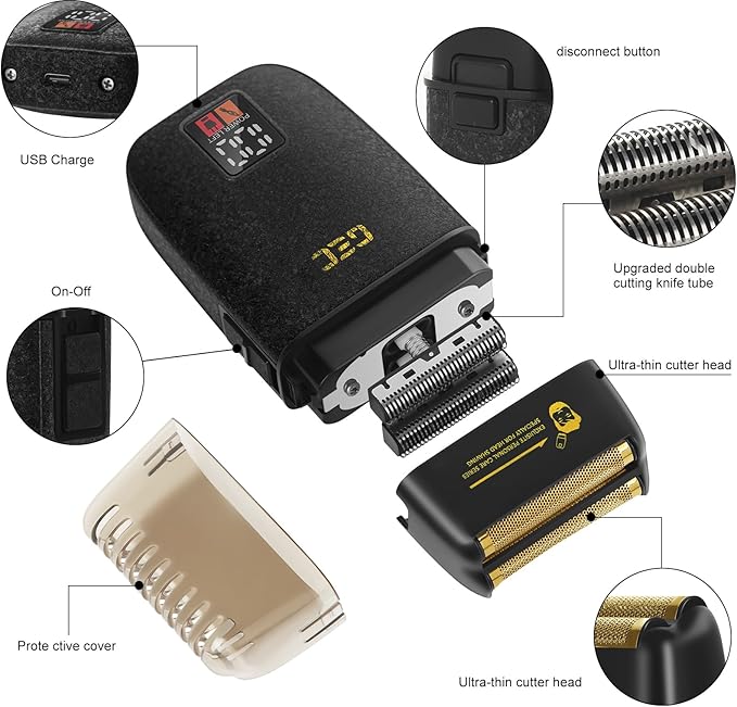 GEC 2-in-1 Electric Shaving Razor, Rechargeable Razor - Image 5