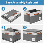 GhvyenntteS Extra Large Storage Bins - Image 5