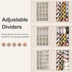 Shoe Organizer for Closet, Foldable Shoe Box - Image 4