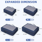 BAGAIL 4 Set/6 Set/8 Set Compression Packing Cubes Travel Accessories - Image 2