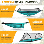 Chihee Ultra-Light Travel Camping Hammock Pop-up Net Hammock 660lbs Load - Image 4