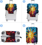 Luggage Cover Washable Suitcase Protector Anti-scratch Suitcase cover Fits - Image 4