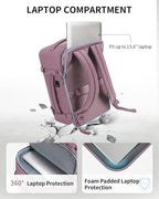 ECOHUB Travel Backpack for Women, Carry on Backpack - Image 3
