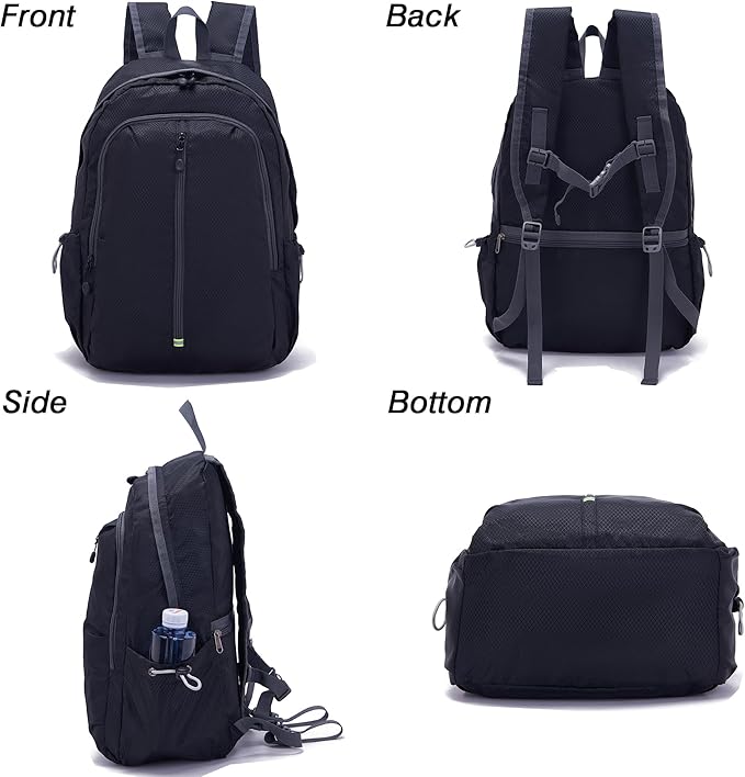 YZAOLL 25L Lightweight Packable Hiking Backpack Waterproof Hiking Daypack - Image 6