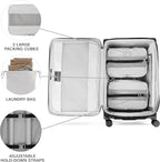 Travelpro VersaPack+ Lightweight Softside Expandable Checked Luggage, 8 Spinner - Image 8