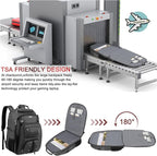 TSA Friendly Travel Laptop Backpack 18.4 inch XXXL Gaming Backpack - Image 6