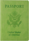 TIGARI Passport Holder for Travel Women Men, PU Leather Passport Wallet Cover by TIGARI