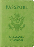 TIGARI Passport Holder for Travel Women Men, PU Leather Passport Wallet Cover by TIGARI