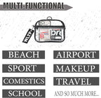 Rough Enough Clear Quart Size TSA Approved Toiletry Bag Small - Image 7