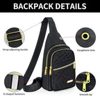 Small Sling Bag For Women Men Casual Crossbody Sling Backpack - Image 5