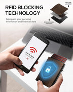 Mens Wallet with AirTag Holder: Smart Wallet Compatible with Apple AirTag - Image 6
