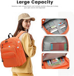 Lanola Basic Multi-Pocket Multipurpose Backpack Classical Water Resistant - Image 3