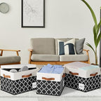 GhvyenntteS 6 Pack Fabric Storage Bins - Image 7