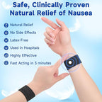 LYJEE Motion Sickness Bands for Adults and Kid Morning Sickness Relief Through - Image 5