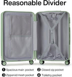 Hanke 20 Inch Carry On Luggage 22x14x9 Airline Approved Lightweight PC Hard - Image 5