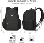 Hanke College Laptop Backpack Multi-Pocket, 18-Inch Large Travel Backpack - Image 5