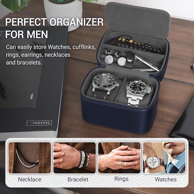 CONBOLA 2 Watch Travel Case for Men - Image 2