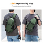 K&F CONCEPT Camera Sling Bag Crossbody Bag Camera Shoulder Backpack - Image 6