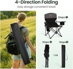HIGH POINT SPORTS 2 Pack Portable Camping Chair - Image 9
