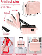 Kalolary Travel Makeup Train Cases, Makeup Bag - Image 5