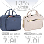 NISHEL Travel Toiletry Bag for Women Large Capacity, Makeup Essentials Organizer - Image 2