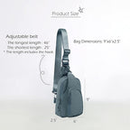 ODODOS Daily Sling Bag with Adjustable Straps Crossbody Chest Bag Lightweight - Image 6
