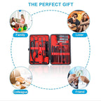 26 PCS Premium Manicure Set, AULLUA Nail Clippers, Professional Grooming Gift - Image 7