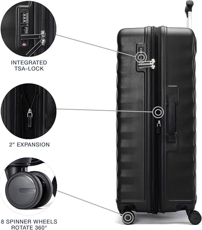 Travelpro Maxlite Air V2 Hardside Expandable Checked Luggage, 8 Spinner Wheels - Image 3