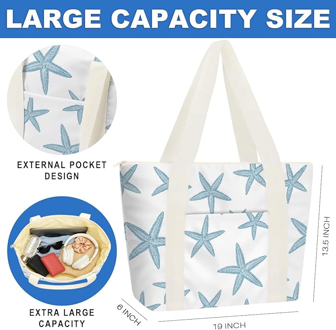 Beach Bags Wet Bag for Swimsuit Tote Bag for Friends Travel Gifts, Aloha Bags - Image 2