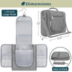 PAVILIA Extra Large Toiletry Bag Travel Bag - Image 2