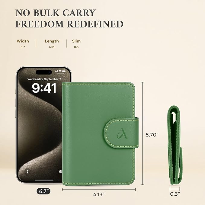 ALLIVE Rfid Passport Holder for Travel, Rfid Passport Cover Wallet, Genuine - Image 5