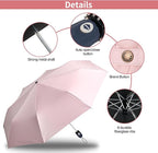 Color Glue Coating Sun Umbrella UV Protection Compact Folding Windproof - Image 5