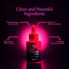The Honey Code Bee Venom Serum - Hydrating & Firming face - No Parabens or Sulfates - 30ml 1Fl.oz - Squalane, Hyaluronic Acid, Vitamin C Skin Care Formula 0.5% Real Bee Venom