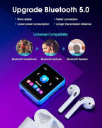 MP3 Player with Bluetooth 5.0 Portable HiFi Lossless Sound MP3 Music Player and - Image 4
