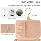 CUBETASTIC Hanging Travel Toiletry Bag, Portable Travel Makeup Bag - Image 2