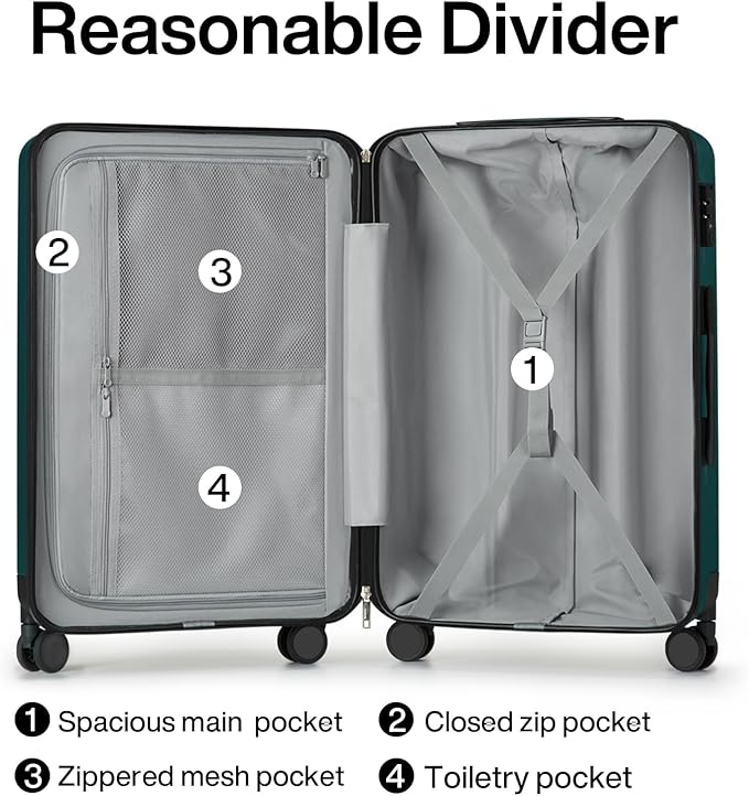 Hanke 24 Inch Luggage Suitcases - Image 5